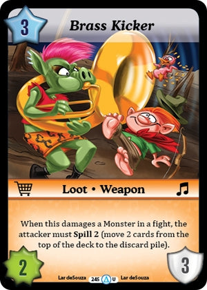 Brass Kicker (245) [MUNS1] - Munchkin CCG Single