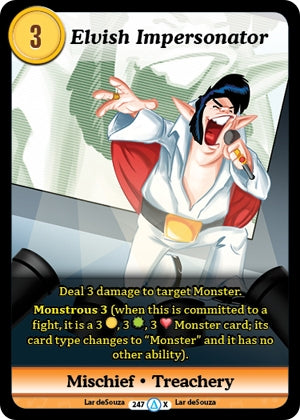 Elvish Impersonator (Alt 1) (247) [MUNS1] - Munchkin CCG Single