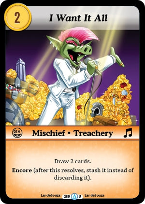 I Want it All (259) [MUNS1] - Munchkin CCG Single