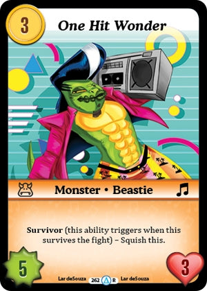 One Hit Wonder (262) [MUNS1] - Munchkin CCG Single