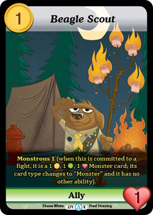 Beagle Scout (Alt 1) (271) [MUNS1] - Munchkin CCG Single