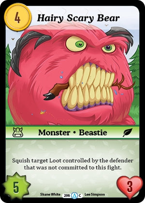 Hairy Scary Bear (298) [MUNS1] - Munchkin CCG Single