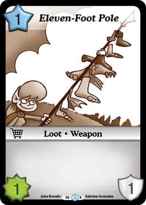 Eleven-Foot Pole (Alt 1) (30) [MUNS1] - Munchkin CCG Single