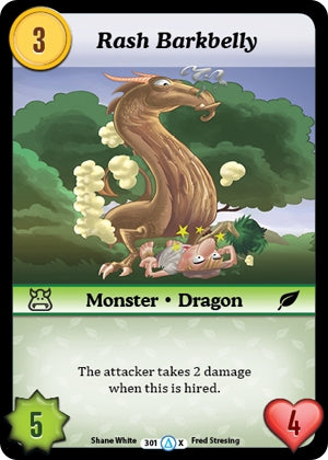 Rash Barkbelly (301) [MUNS1] - Munchkin CCG Single