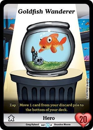 Goldfish Wanderer (Alt 2) (307) [MUNS1] - Munchkin CCG Single