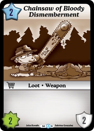 Chainsaw of Bloody Dismemberment (Alt 1) (34) [MUNS1] - Munchkin CCG Single
