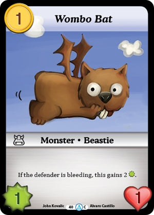 Wombo Bat (40) [MUNS1] - Munchkin CCG Single