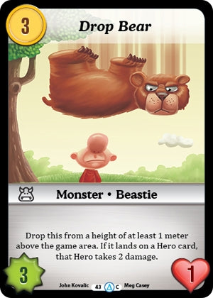 Drop Bear (43) [MUNS1] - Munchkin CCG Single