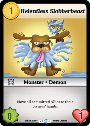 Relentless Slobberbeast (47) [MUNS1] - Munchkin CCG Single