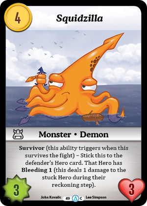 Squidzilla (49) [MUNS1] - Munchkin CCG Single