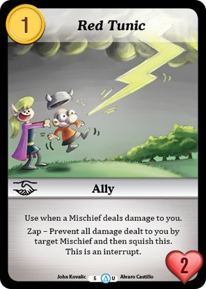 Red Tunic (5) [MUNS1] - Munchkin CCG Single