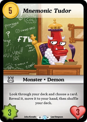 Mnemonic Tudor (51) [MUNS1] - Munchkin CCG Single