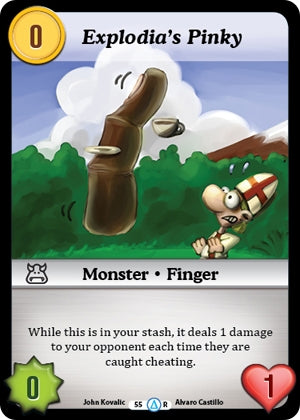Explodia’s Pinky (55) [MUNS1] - Munchkin CCG Single