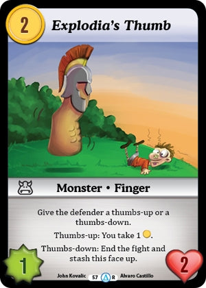 Explodia’s Thumb (57) [MUNS1] - Munchkin CCG Single