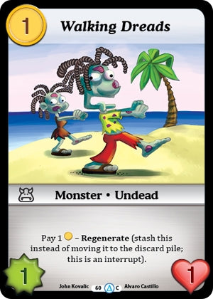Walking Dreads (60) [MUNS1] - Munchkin CCG Single