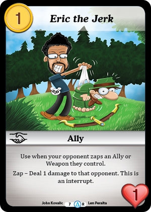 Eric the Jerk (7) [MUNS1] - Munchkin CCG Single