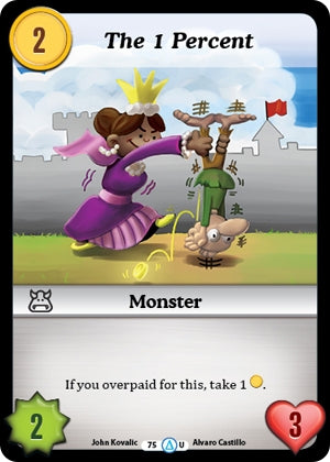 The 1 Percent (75) [MUNS1] - Munchkin CCG Single