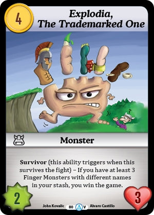 Explodia The Trademarked One (80) [MUNS1] - Munchkin CCG Single