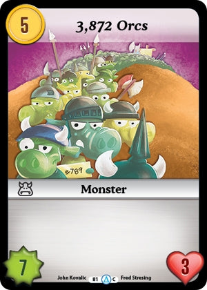 3,872 Orcs (81) [MUNS1] - Munchkin CCG Single