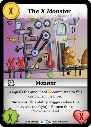 The X Monster (86) [MUNS1] - Munchkin CCG Single