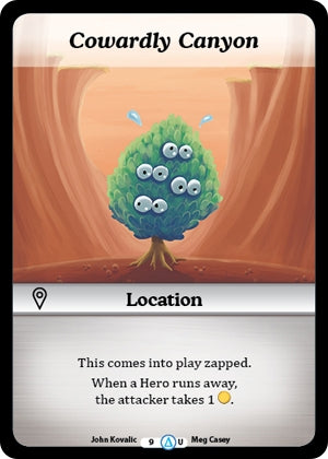 Cowardly Canyon (9) [MUNS1] - Munchkin CCG Single