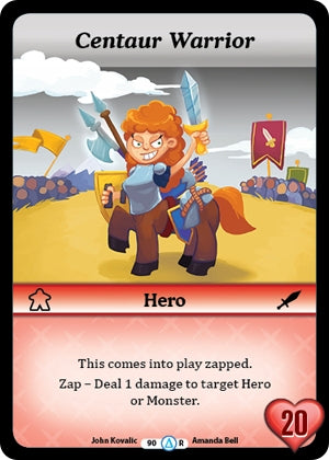 Centaur Warrior (Alt 1) (90) [MUNS1] - Munchkin CCG Single