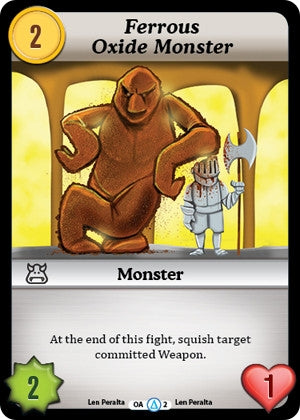 Ferrous Oxide Monster (Alt 1) (2) [MUNS1] - Munchkin CCG Single