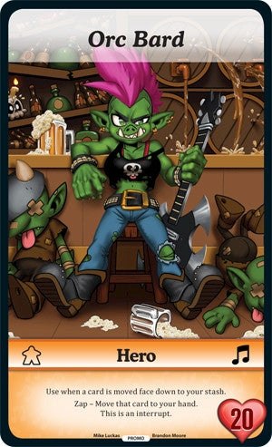 Orc Bard (Oversized) (Promo) [MUNS1] - Munchkin CCG Single