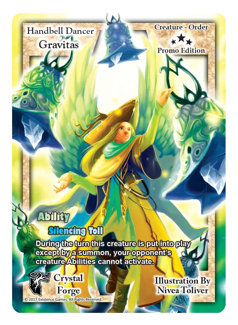Handbell Dancer Gravitas (Promo Edition) [PR] - Exodus TCG Single