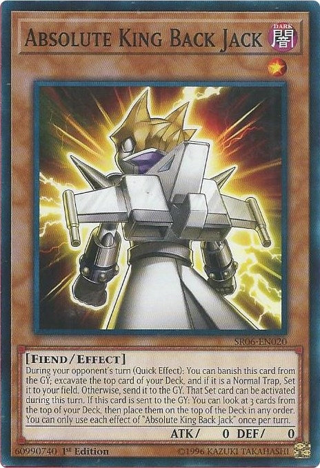 Absolute King Back Jack (6020) (SR06) - YuGiOh Single