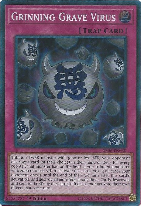 Grinning Grave Virus (6030) (SR06) - YuGiOh Single