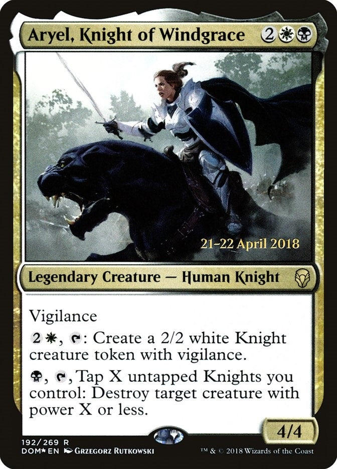 Aryel Knight of Windgrace (192) [PRE] - MTG Single