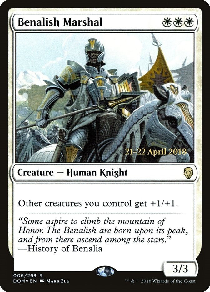 Benalish Marshal (6) [PRE] - MTG Single