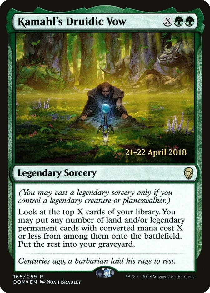 Kamahl’s Druidic Vow (166) [PRE] - MTG Single