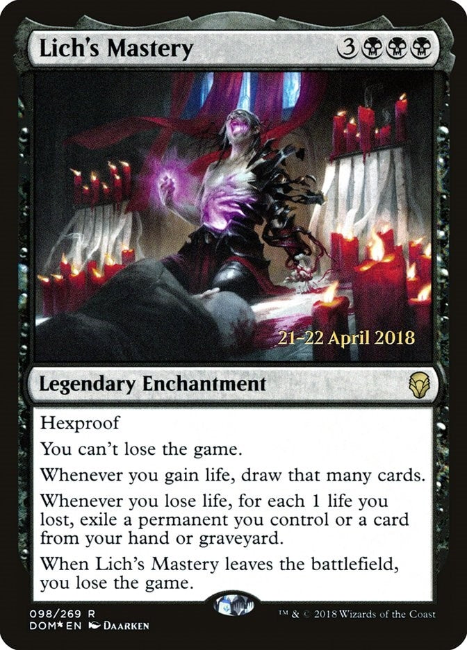 Lich’s Mastery (98) [PRE] - MTG Single
