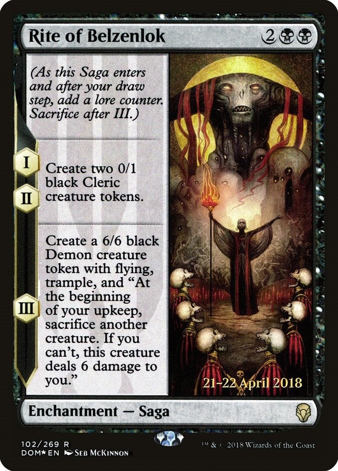 Rite of Belzenlok (102) [PRE] - MTG Single