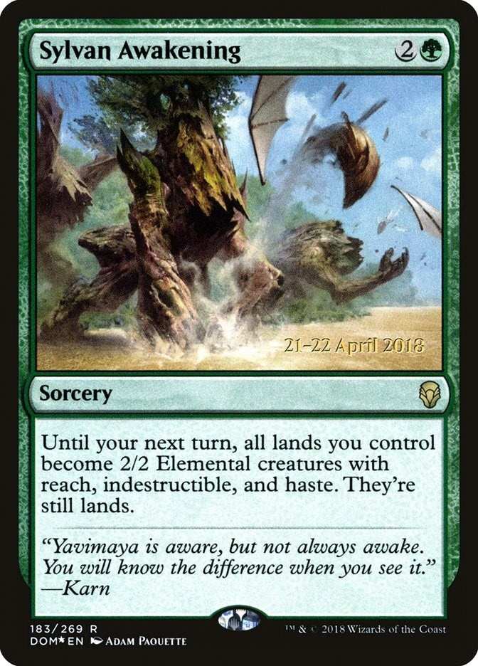 Sylvan Awakening (183) [PRE] - MTG Single