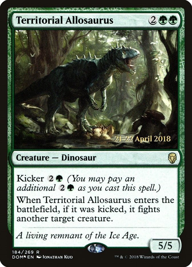 Territorial Allosaurus (184) [PRE] - MTG Single