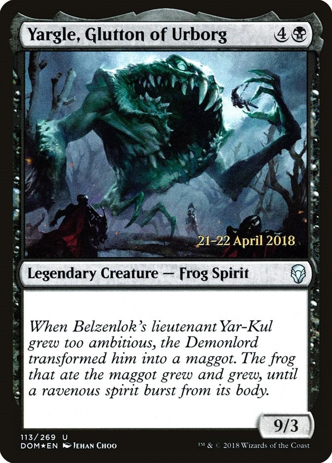 Yargle Glutton of Urborg (113) [PRE] - MTG Single