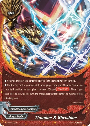 Thunder X Shredder (278) [PR] - Future Card BuddyFight Single
