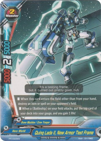 Quinq Lada II New Armor Test Frame (328) [PR] - Future Card BuddyFight Single