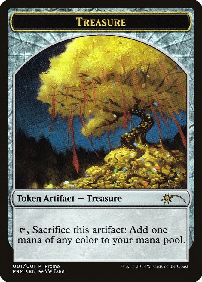 Treasure Token (2018 Lunar New Year Promo) (1) [UMP] - MTG Single