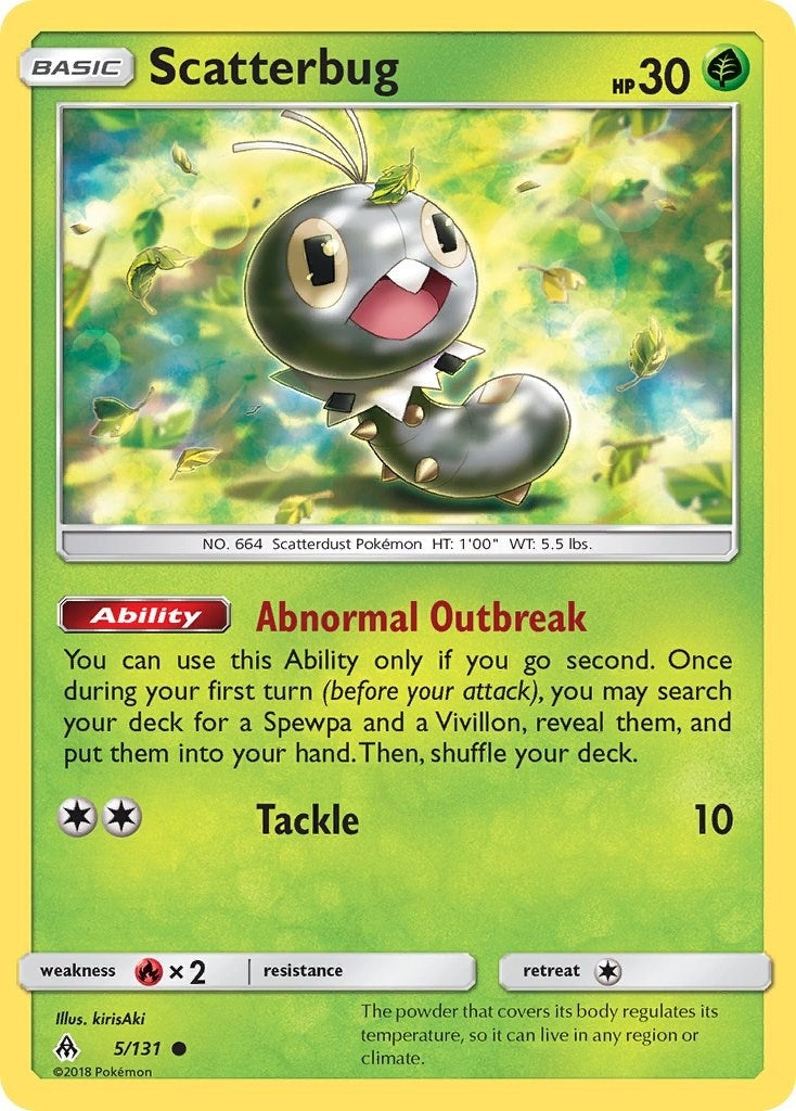 Image for Scatterbug (5) (5/131) (SM - Forbidden Light) - Pokemon