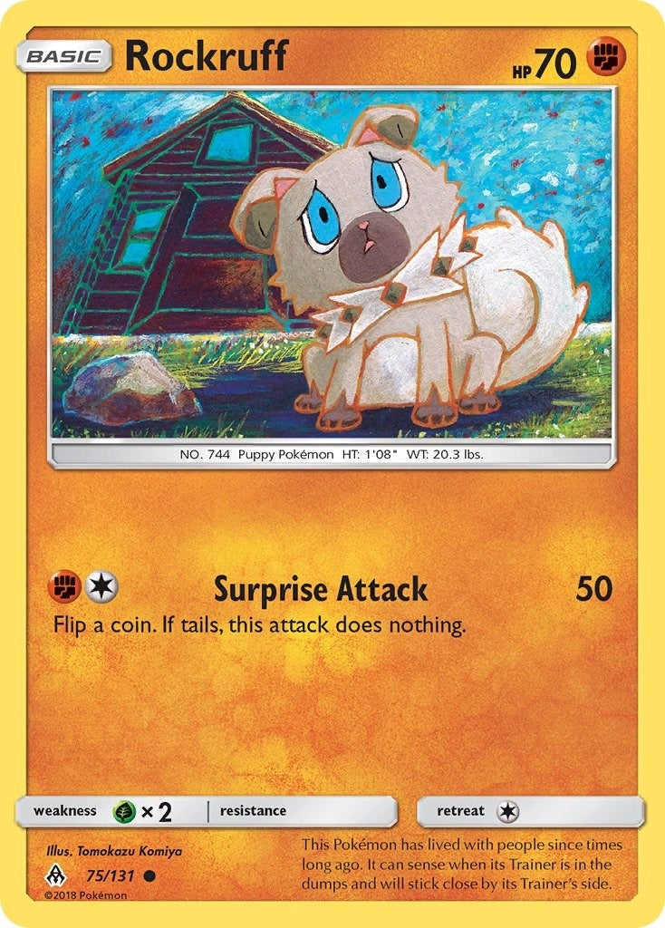 Image for Rockruff (75/131) (SM - Forbidden Light) - Pokemon