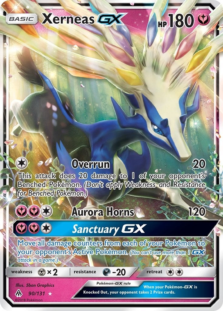Image for Xerneas GX (90/131) (SM - Forbidden Light) - Pokemon