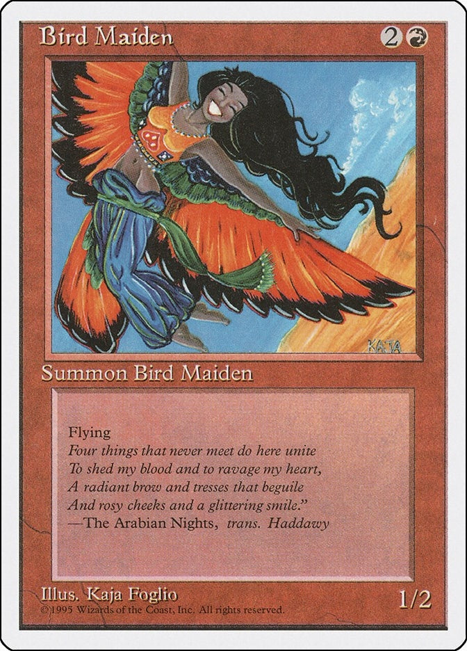Bird Maiden (195) [4ED] - MTG Single
