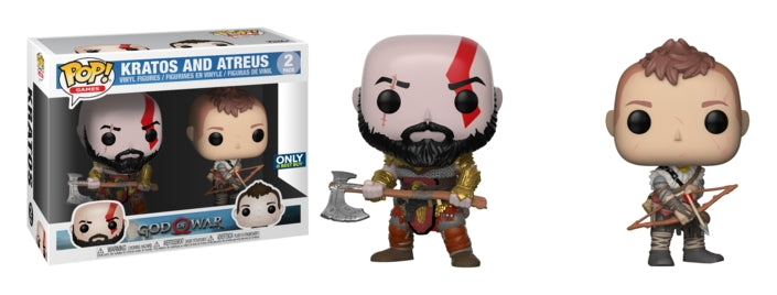 God of War: Kratos and Atreus 2-Pack (Best Buy Exclusive) [POP!] - Funko Sealed