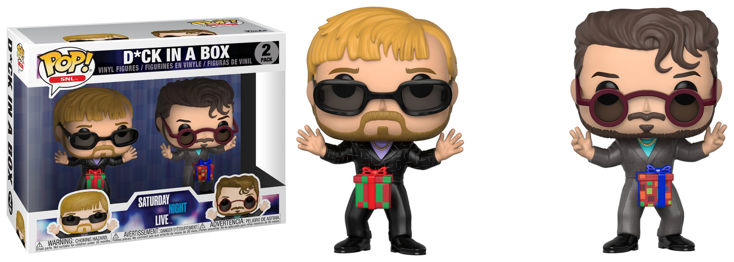 Saturday Night Live: D*ck in a Box 2-Pack [POP!] - Funko Sealed