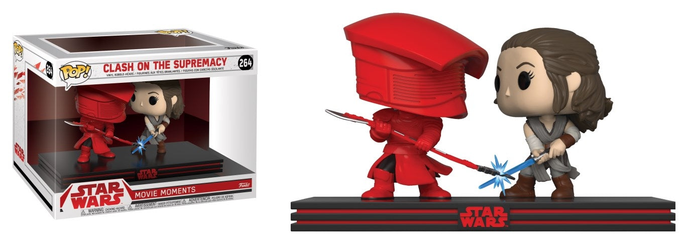Star Wars: Clash on the Supremacy (Rey) (Bobble-Heads) (2-Pack) (264) [POP!] - Funko Sealed
