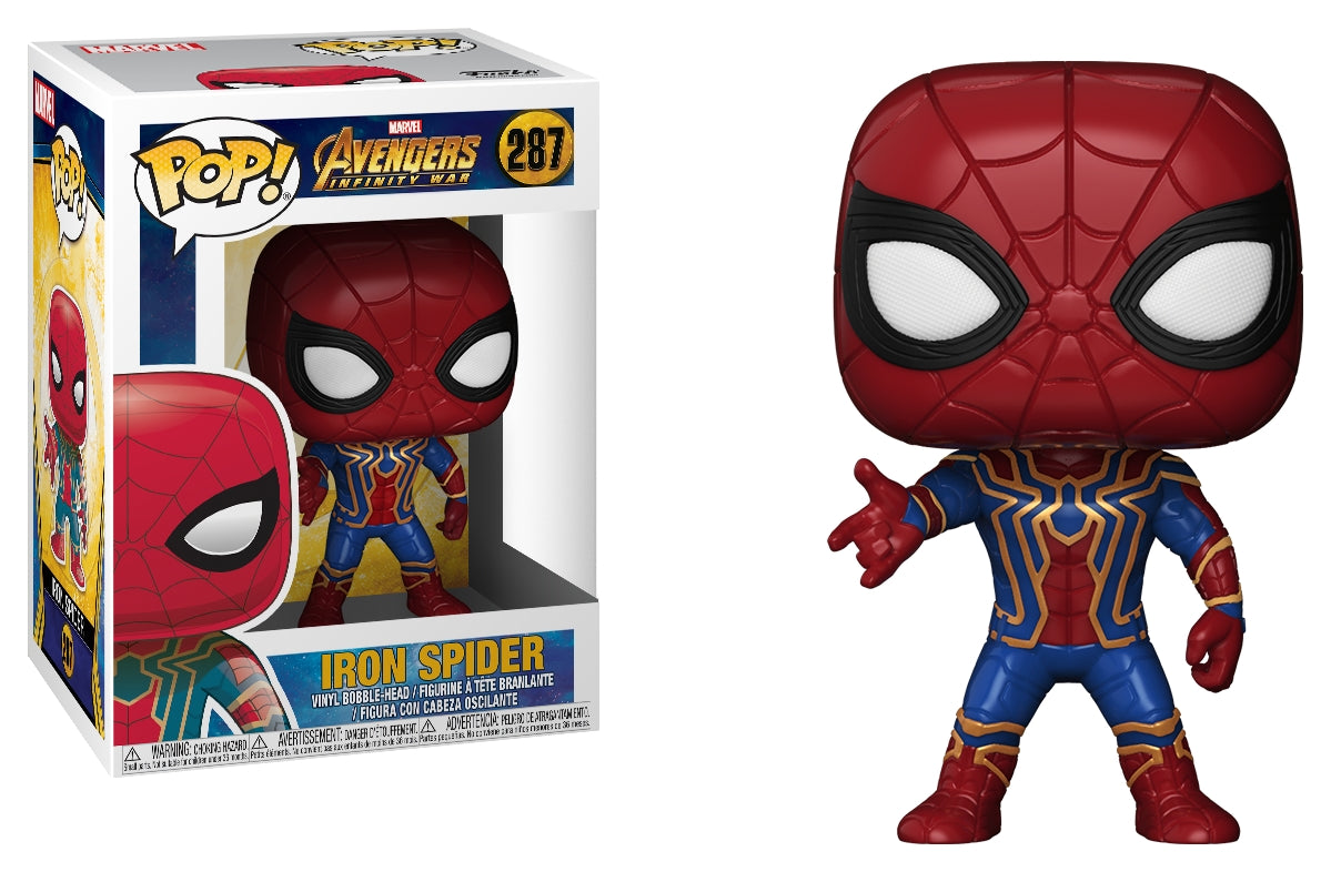 Avengers: Infinity War: Iron Spider (Bobble-Head) (287) [POP!] - Funko Sealed